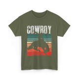 Cowboy Cowboy Rodeo T-Shirt - Military Green