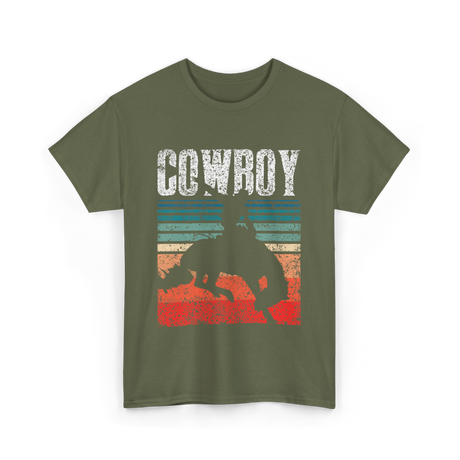 Cowboy Cowboy Rodeo T-Shirt - Military Green