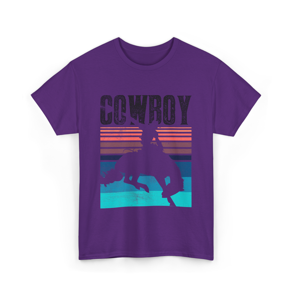 Cowboy Cowboy Rodeo T-Shirt - Purple