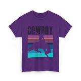 Cowboy Cowboy Rodeo T-Shirt - Purple