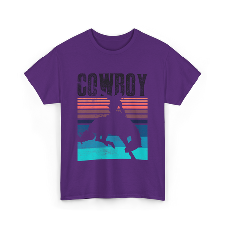 Cowboy Cowboy Rodeo T-Shirt - Purple