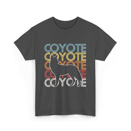 Coyote Retro Vintage Coyote T-Shirt - Dark Heather