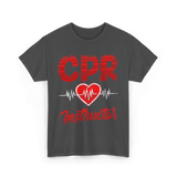 CPR Instructor Heart T-Shirt - Dark Heather