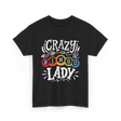 Crazy Bingo Lady Bingo T-Shirt - Black