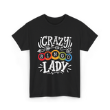 Crazy Bingo Lady Bingo T-Shirt - Black