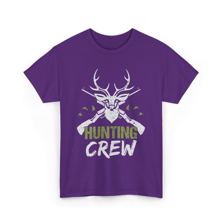 Crew Hunting Hunters Deer T-Shirt - Purple