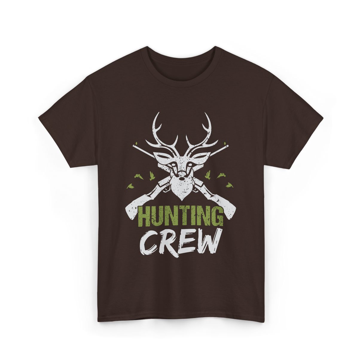 Crew Hunting Hunters Deer T-Shirt - Dark Chocolate