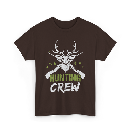 Crew Hunting Hunters Deer T-Shirt - Dark Chocolate