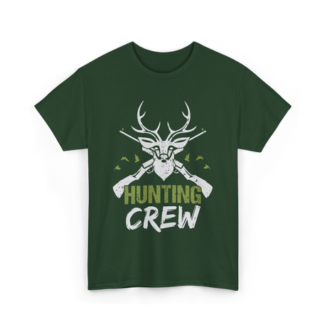 Crew Hunting Hunters Deer T-Shirt - Forest Green