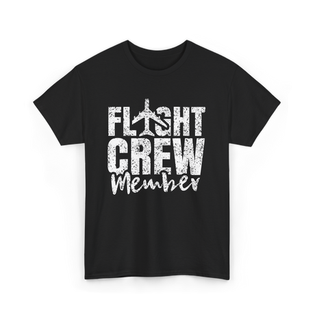 Crew Member Aviation T-Shirt - Black