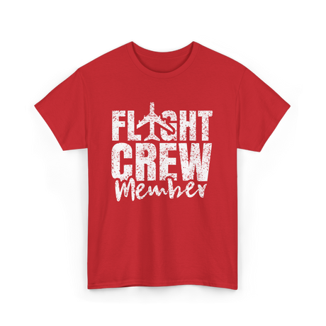 Crew Member Aviation T-Shirt - Red