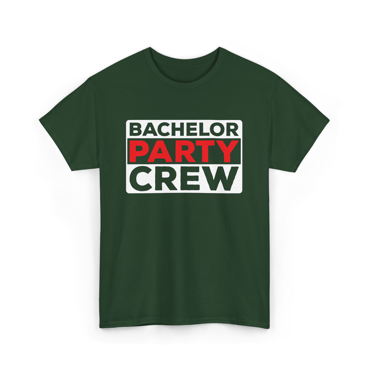 Crew Party T-Shirt - Forest Green