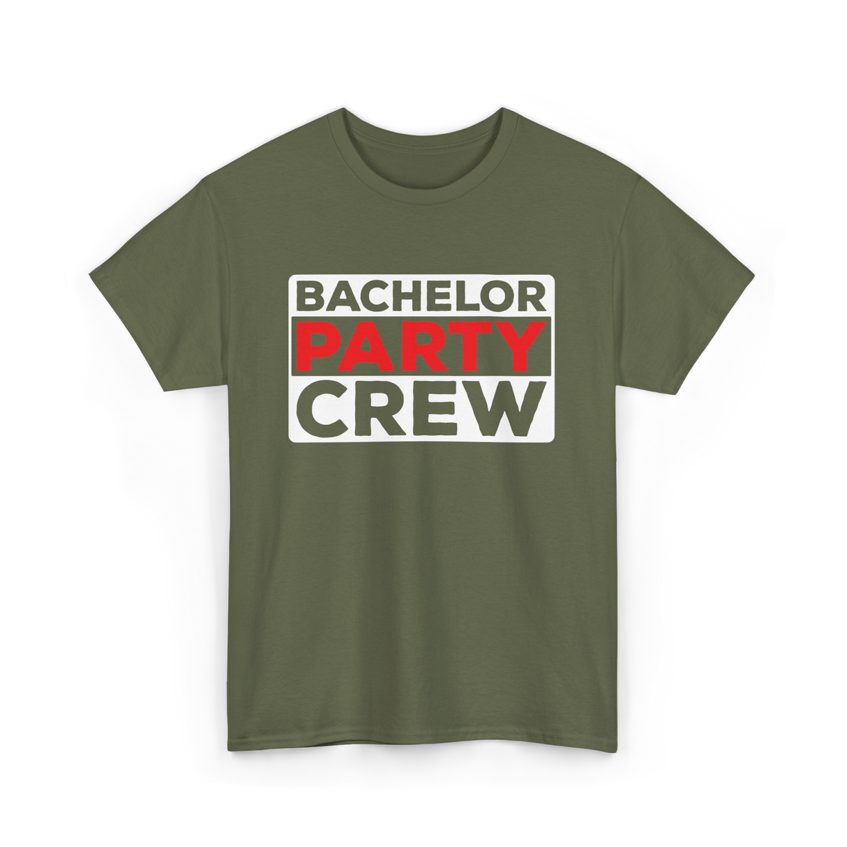 Crew Party T-Shirt - Military Green