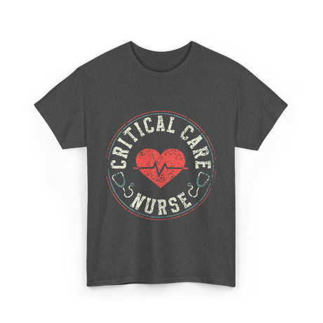 Critical Care Nurse Nursing T-Shirt - Dark Heather