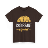 Croissant Squad Croissant Croissants T-Shirt - Dark Chocolate