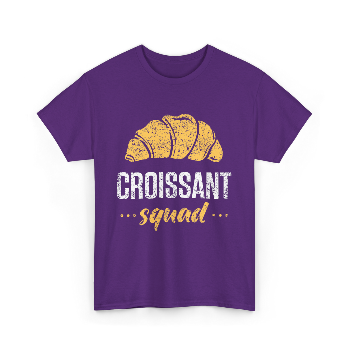 Croissant Squad Croissant Croissants T-Shirt - Purple