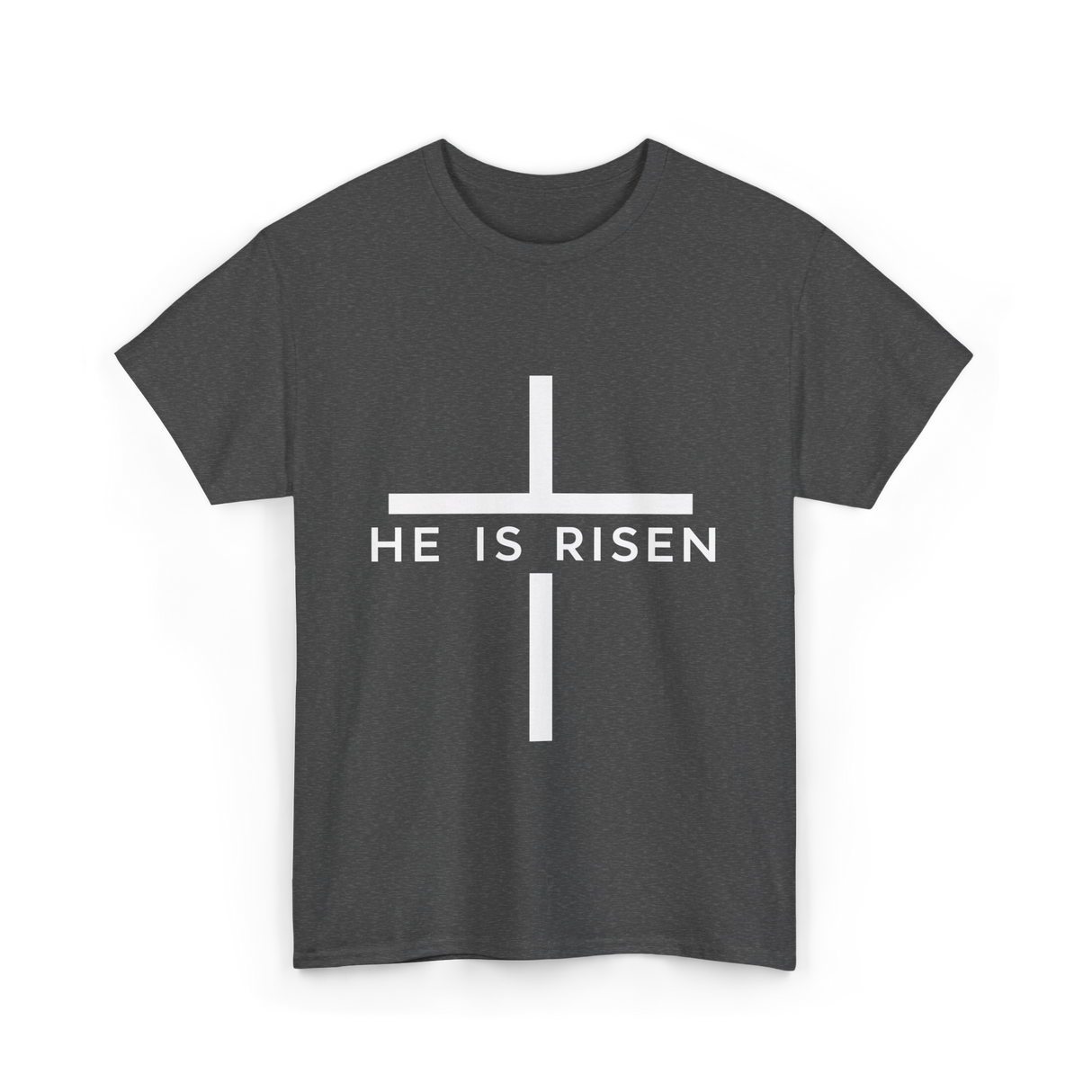 Cross Christian T-Shirt - Dark Heather