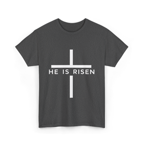 Cross Christian T-Shirt - Dark Heather