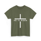 Cross Christian T-Shirt - Military Green