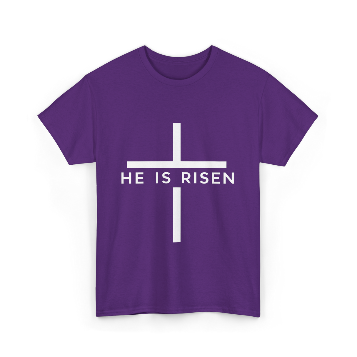 Cross Christian T-Shirt - Purple