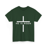 Cross Christian T-Shirt - Forest Green