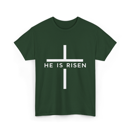 Cross Christian T-Shirt - Forest Green