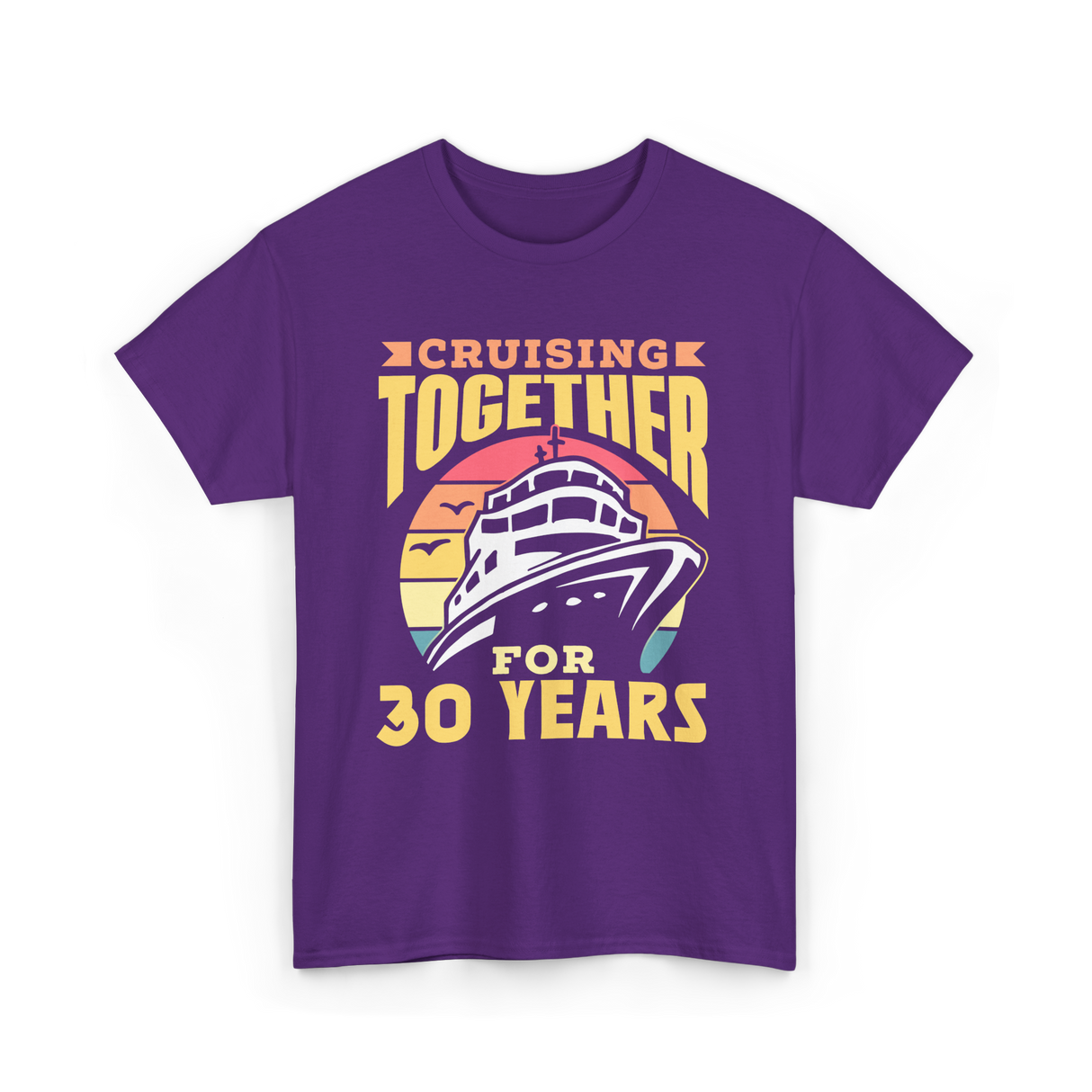 Cruising Together 30 Years Anniversary T-Shirt - Purple