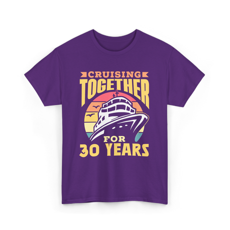 Cruising Together 30 Years Anniversary T-Shirt - Purple