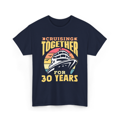 Cruising Together 30 Years Anniversary T-Shirt - Navy