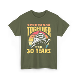 Cruising Together 30 Years Anniversary T-Shirt - Military Green