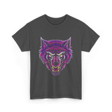 Cryptid Werewolf Head Mythical Creature T-Shirt - Dark Heather