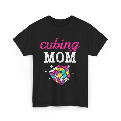 Cubing Mom Cube Cuber T-Shirt - Black