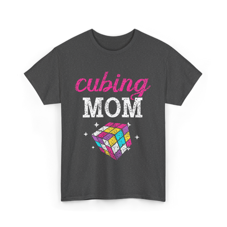 Cubing Mom Cube Cuber T-Shirt - Dark Heather