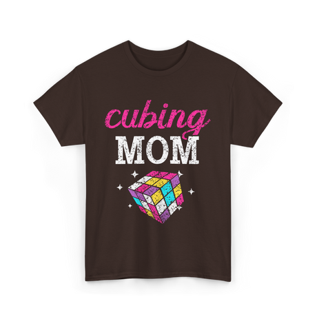 Cubing Mom Cube Cuber T-Shirt - Dark Chocolate