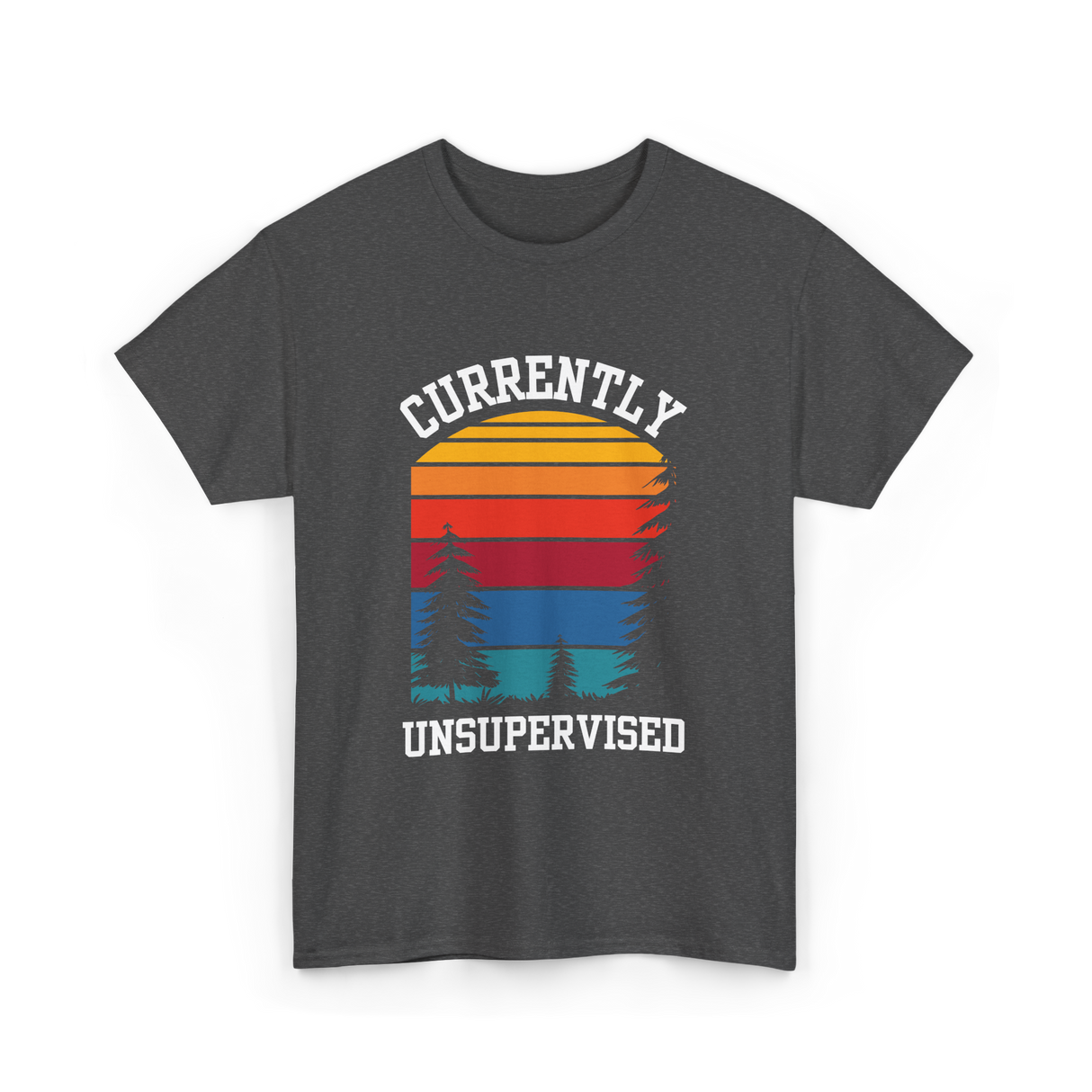 Currently Unsupervised Unsupervised Fun T-Shirt - Dark Heather