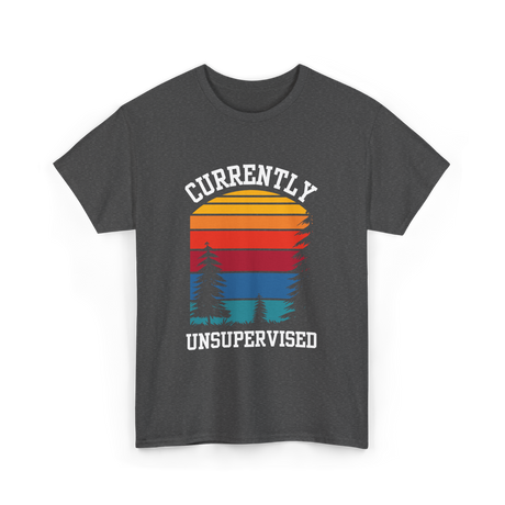 Currently Unsupervised Unsupervised Fun T-Shirt - Dark Heather