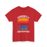 Currently Unsupervised Unsupervised Fun T-Shirt - Red