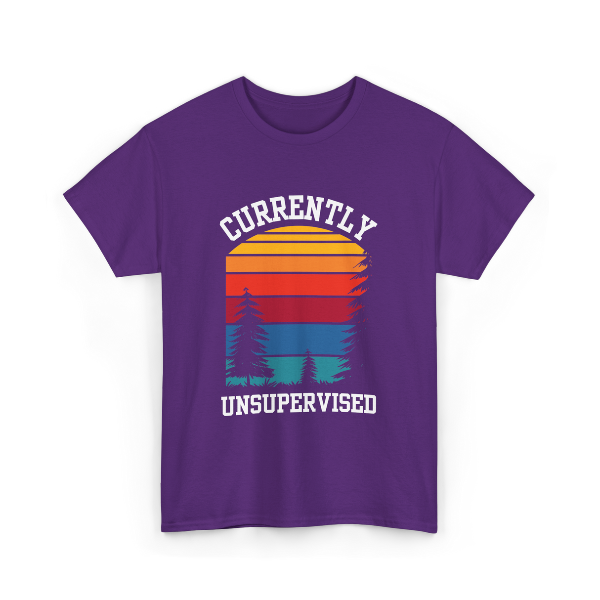 Currently Unsupervised Unsupervised Fun T-Shirt - Purple