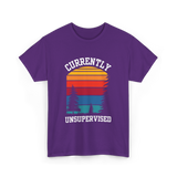 Currently Unsupervised Unsupervised Fun T-Shirt - Purple