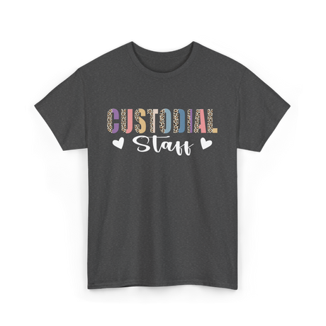 Custodial Staff Custodian Cleaning T-Shirt - Dark Heather