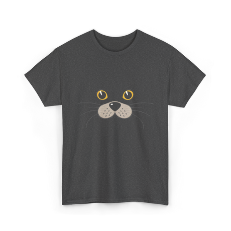 Cute Animal Face Seal T-Shirt - Dark Heather