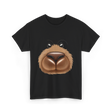 Cute Bear Face Bear Teddy T-Shirt - Black