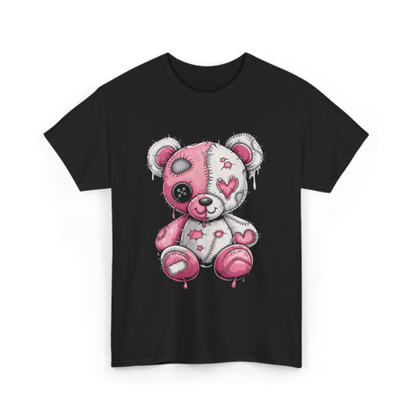 Cute Bear Plush Plushie T-Shirt - Black