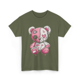 Cute Bear Plush Plushie T-Shirt - Military Green