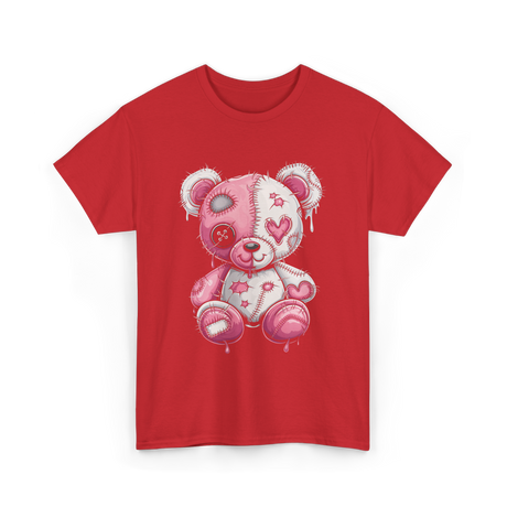 Cute Bear Plush Plushie T-Shirt - Red