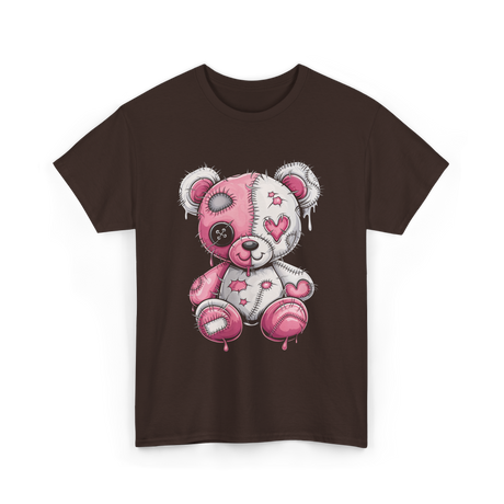 Cute Bear Plush Plushie T-Shirt - Dark Chocolate