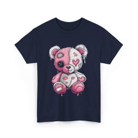 Cute Bear Plush Plushie T-Shirt - Navy