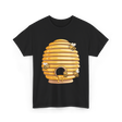 Cute Beehive Bees Honey Bee T-Shirt - Black