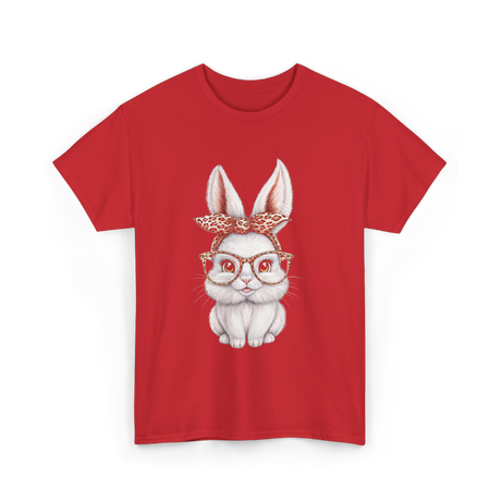 Cute Bunny Rabbit Easter Bunny T-Shirt - Red