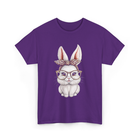 Cute Bunny Rabbit Easter Bunny T-Shirt - Purple